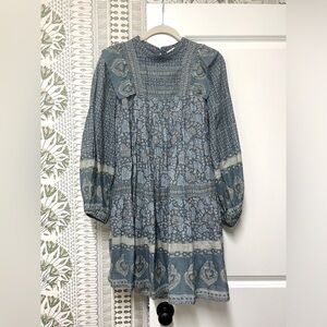 Sea New York Ocean Margot Border Long Sleeve Tunic Dress XS